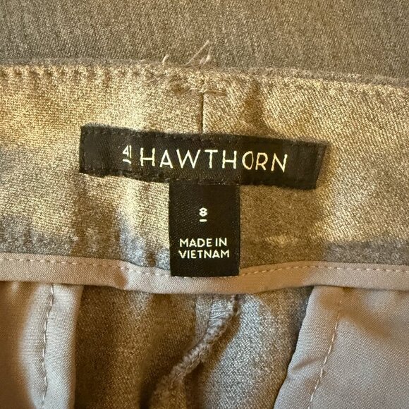 Women's 8 41 Hawthorn Gray Dress Pants - Picture 5 of 7